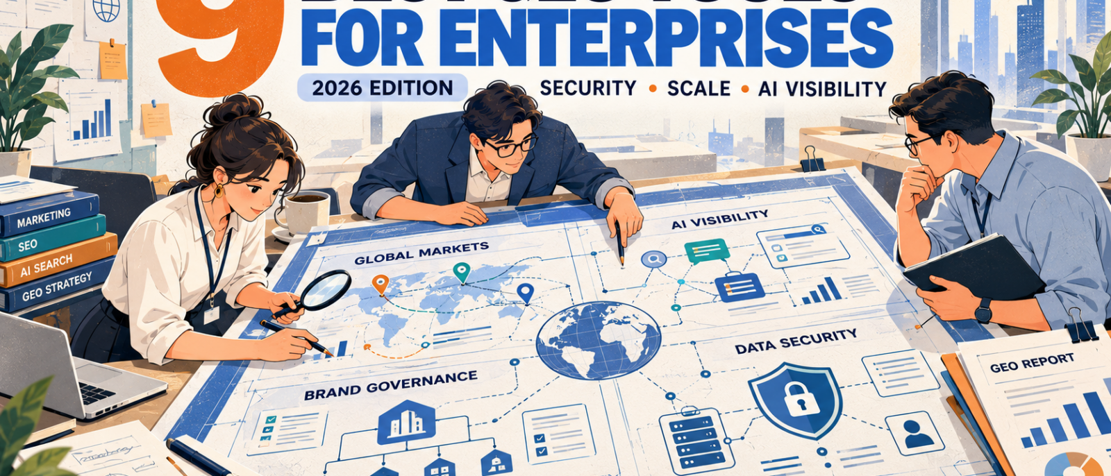 9 Best GEO Tools for Enterprises in 2026: Security, Scale & AI Visibility