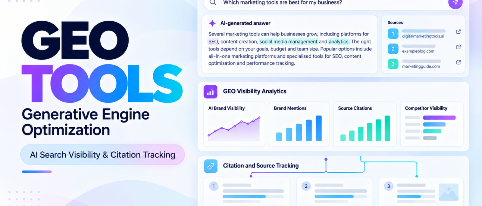 GEO Tools: A Complete Guide to Generative Engine Optimization