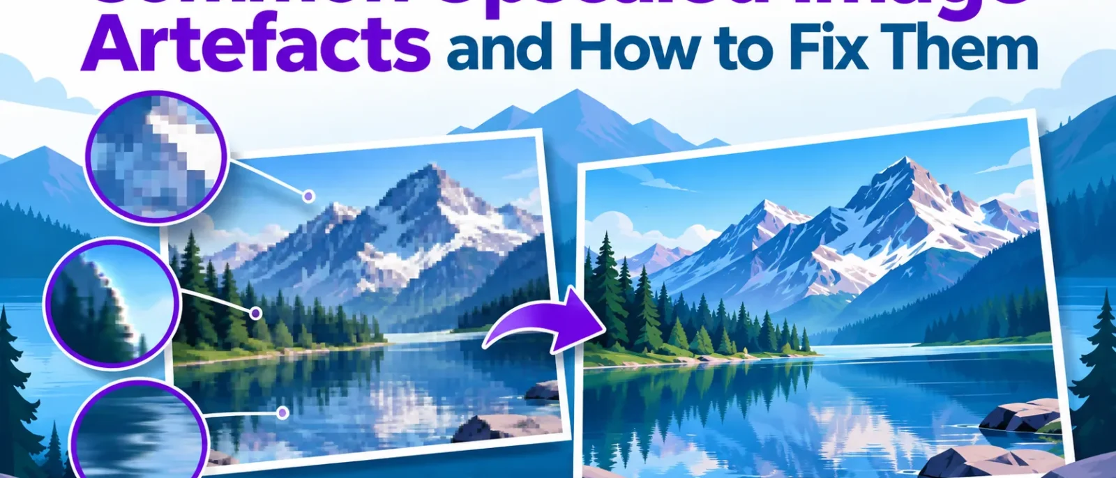 Common Upscaled Image Artefacts and How to Fix Them
